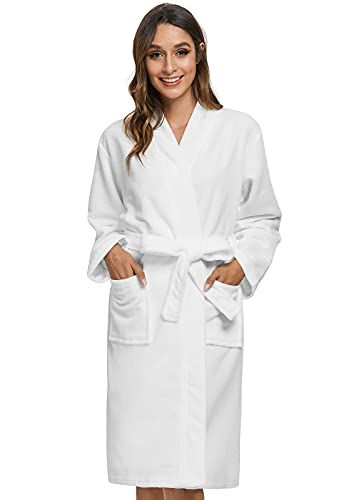 Bown of London Terry NUA Cotton Towelling Dressing Gown - Navy | Fruugo UK